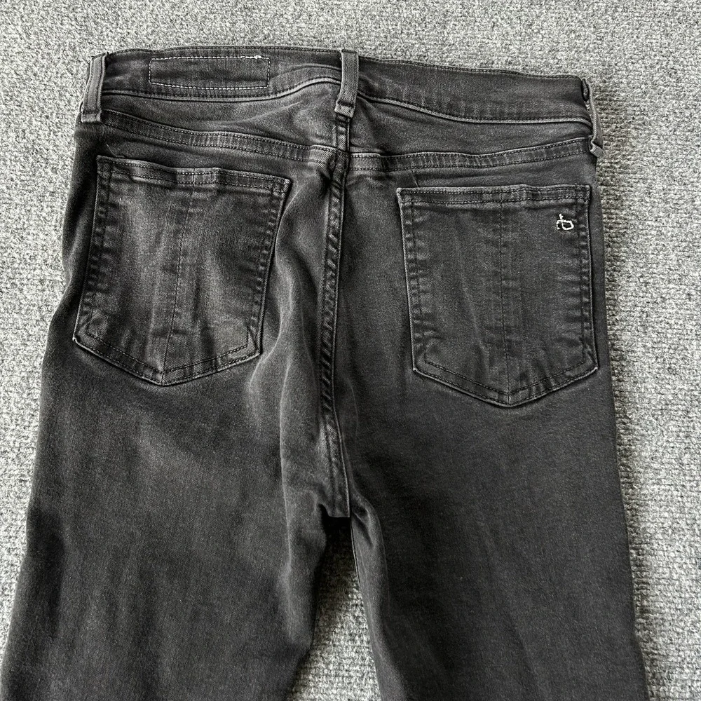 Rag Bone Jeans Womens 28 Black High Rise Skinny‎ Modal Stretch Denim Ankle